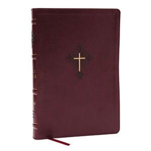 Rsv2ce, Thinline Large Print Catholic Bible, Crimson Leathersoft, Comfort Print